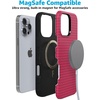 image:imageCasely iPhone 16 Pro Max Case  Best Dressed  Red Houndstooth  Bold Protective Design  MagSafe Compatible Design