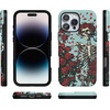 image:imageCasely iPhone 16 Pro Max Case  Forever Grateful  Grateful Dead Skeleton Floral  Bold Protective Design  Compatible with MagSafe