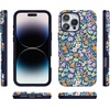 image:imageCasely iPhone 16 Pro Max Case  Full Bloom  Navy Floral  Bold Protective Design  Compatible with MagSafe
