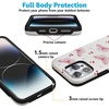image:imageCasely iPhone 16 Pro Max Case  Heart Flutters  Butterfly  Bold Protective Design  Compatible with MagSafe