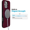 image:imageCasely iPhone 16 Pro Max Case  Heart Noir  Tiny Hearts  Bold Protective Design  MagSafe Compatible Design