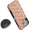 image:imageCasely iPhone 16 Pro Max Case  Lost in Spots  Cheetah Print  Bold Protective Design  Compatible with MagSafeCherry on Top  Red Cherries Floral