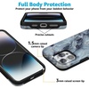 image:imageCasely iPhone 16 Pro Max Case  Lost in Spots  Cheetah Print  Bold Protective Design  Compatible with MagSafeDeep Sea  Blue Marble