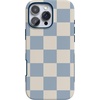 image:imageCasely iPhone 16 Pro Max Case  Lost in Spots  Cheetah Print  Bold Protective Design  Compatible with MagSafeFit Check  Light Blue Checkerboard