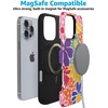 image:imageCasely iPhone 16 Pro Max Case  Lost in Spots  Cheetah Print  Bold Protective Design  Compatible with MagSafeFlower Patch  MultiColor Floral