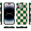 image:imageCasely iPhone 16 Pro Max Case  Lost in Spots  Cheetah Print  Bold Protective Design  Compatible with MagSafeGreen Checkerboard  Fit Check