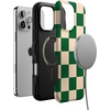 image:imageCasely iPhone 16 Pro Max Case  Lost in Spots  Cheetah Print  Bold Protective Design  Compatible with MagSafeGreen Checkerboard  Fit Check