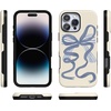 image:imageCasely iPhone 16 Pro Max Case  Lost in Spots  Cheetah Print  Bold Protective Design  Compatible with MagSafeHeartstrings  Blue Bow