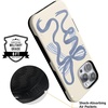 image:imageCasely iPhone 16 Pro Max Case  Lost in Spots  Cheetah Print  Bold Protective Design  Compatible with MagSafeHeartstrings  Blue Bow