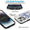 image:imageCasely iPhone 16 Pro Max Case  Lost in Spots  Cheetah Print  Bold Protective Design  Compatible with MagSafeHeartstrings  Blue Bow