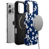 image:imageCasely iPhone 16 Pro Max Case  Lost in Spots  Cheetah Print  Bold Protective Design  Compatible with MagSafeNavy Cherry Blossom  Floral Forest