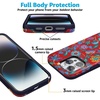 image:imageCasely iPhone 16 Pro Max Case  Lost in Spots  Cheetah Print  Bold Protective Design  Compatible with MagSafePainted Flowers  Frida Kahlo Floral