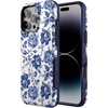image:imageCasely iPhone 16 Pro Max Case  Lost in Spots  Cheetah Print  Bold Protective Design  Compatible with MagSafeRose to Fame  Blue  White Rose Floral