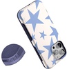 image:imageCasely iPhone 16 Pro Max Case  Lost in Spots  Cheetah Print  Bold Protective Design  Compatible with MagSafeStars Align  Blue  White Stars