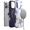 image:imageCasely iPhone 16 Pro Max Case  Lost in Spots  Cheetah Print  Bold Protective Design  Compatible with MagSafeStars Align  Blue  White Stars