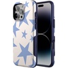image:imageCasely iPhone 16 Pro Max Case  Lost in Spots  Cheetah Print  Bold Protective Design  Compatible with MagSafeStars Align  Blue  White Stars