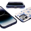image:imageCasely iPhone 16 Pro Max Case  Lost in Spots  Cheetah Print  Bold Protective Design  Compatible with MagSafeStars Align  Blue  White Stars