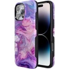 image:imageCasely iPhone 16 Pro Max Case  Lost in Spots  Cheetah Print  Bold Protective Design  Compatible with MagSafeTie Dying Over You  Purple Marble