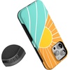 image:imageCasely iPhone 16 Pro Max Case  Lost in Spots  Cheetah Print  Bold Protective Design  Compatible with MagSafeWaves  Rays  Sunshine