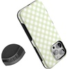 image:imageCasely iPhone 16 Pro Max Case  Mint Lattice  Sunday Best  Bold Protective Design  Compatible with MagSafe