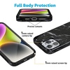 image:imageCasely iPhone 16 Pro Max Case  Mushroom Magic  Retro Floral  Compatible with MagSafe  Classic Ultra Slim DesignBlack Pearl Marble