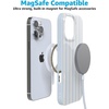 image:imageCasely iPhone 16 Pro Max Case  Mushroom Magic  Retro Floral  Compatible with MagSafe  Classic Ultra Slim DesignBlue Stripes  Sunday Best