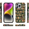 image:imageCasely iPhone 16 Pro Max Case  Mushroom Magic  Retro Floral  Compatible with MagSafe  Classic Ultra Slim DesignBook Nook  Floral Library