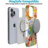 image:imageCasely iPhone 16 Pro Max Case  Mushroom Magic  Retro Floral  Compatible with MagSafe  Classic Ultra Slim DesignBotanical Blooms  Floral Patchwork