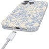 image:imageCasely iPhone 16 Pro Max Case  Mushroom Magic  Retro Floral  Compatible with MagSafe  Classic Ultra Slim DesignCupids Canvas  Periwinkle Floral
