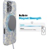 image:imageCasely iPhone 16 Pro Max Case  Mushroom Magic  Retro Floral  Compatible with MagSafe  Classic Ultra Slim DesignCupids Canvas  Periwinkle Floral