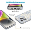 image:imageCasely iPhone 16 Pro Max Case  Mushroom Magic  Retro Floral  Compatible with MagSafe  Classic Ultra Slim DesignCupids Canvas  Periwinkle Floral