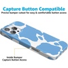 image:imageCasely iPhone 16 Pro Max Case  Mushroom Magic  Retro Floral  Compatible with MagSafe  Classic Ultra Slim DesignCurrent MOOd  Light Blue Cow Print