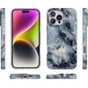 image:imageCasely iPhone 16 Pro Max Case  Mushroom Magic  Retro Floral  Compatible with MagSafe  Classic Ultra Slim DesignDeep Sea  Blue Marble