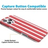 image:imageCasely iPhone 16 Pro Max Case  Mushroom Magic  Retro Floral  Compatible with MagSafe  Classic Ultra Slim DesignEast Coast Summer  Red Stripes