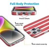 image:imageCasely iPhone 16 Pro Max Case  Mushroom Magic  Retro Floral  Compatible with MagSafe  Classic Ultra Slim DesignEast Coast Summer  Red Stripes