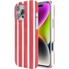 image:imageCasely iPhone 16 Pro Max Case  Mushroom Magic  Retro Floral  Compatible with MagSafe  Classic Ultra Slim DesignEast Coast Summer  Red Stripes