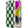image:imageCasely iPhone 16 Pro Max Case  Mushroom Magic  Retro Floral  Compatible with MagSafe  Classic Ultra Slim DesignFit Check  Green Checkerboard