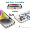 image:imageCasely iPhone 16 Pro Max Case  Mushroom Magic  Retro Floral  Compatible with MagSafe  Classic Ultra Slim DesignHeartstrings  Blue Bow