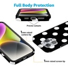 image:imageCasely iPhone 16 Pro Max Case  Mushroom Magic  Retro Floral  Compatible with MagSafe  Classic Ultra Slim DesignHigh Contrast  Black Polka Dot