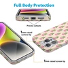 image:imageCasely iPhone 16 Pro Max Case  Mushroom Magic  Retro Floral  Compatible with MagSafe  Classic Ultra Slim DesignJennas Flowers  Fun on Weekdays