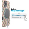 image:imageCasely iPhone 16 Pro Max Case  Mushroom Magic  Retro Floral  Compatible with MagSafe  Classic Ultra Slim DesignJennas Flowers  Fun on Weekdays