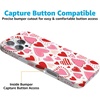 image:imageCasely iPhone 16 Pro Max Case  Mushroom Magic  Retro Floral  Compatible with MagSafe  Classic Ultra Slim DesignLove Struck  Heart Stickers
