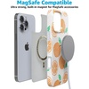 image:imageCasely iPhone 16 Pro Max Case  Mushroom Magic  Retro Floral  Compatible with MagSafe  Classic Ultra Slim DesignMain Squeeze  Orange Stamped