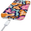 image:imageCasely iPhone 16 Pro Max Case  Mushroom Magic  Retro Floral  Compatible with MagSafe  Classic Ultra Slim DesignMidnight Color Splash  Abstract Retro