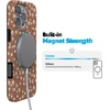 image:imageCasely iPhone 16 Pro Max Case  Mushroom Magic  Retro Floral  Compatible with MagSafe  Classic Ultra Slim DesignMocha Meadow  Tiny Flowers