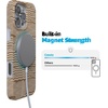 image:imageCasely iPhone 16 Pro Max Case  Mushroom Magic  Retro Floral  Compatible with MagSafe  Classic Ultra Slim DesignMocha Ripple  Brown Waves