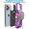 image:imageCasely iPhone 16 Pro Max Case  Mushroom Magic  Retro Floral  Compatible with MagSafe  Classic Ultra Slim DesignTie Dying Over You  Purple Marble