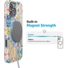 image:imageCasely iPhone 16 Pro Max Case  Mushroom Magic  Retro Floral  Compatible with MagSafe  Classic Ultra Slim DesignTuscan Tiles  Dolce Vita