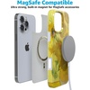 image:imageCasely iPhone 16 Pro Max Case  Mushroom Magic  Retro Floral  Compatible with MagSafe  Classic Ultra Slim DesignVan Gogh  Sunflowers Floral