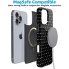 image:imageCasely iPhone 16 Pro Max Case  On the Dot  Black Polka Dot  Compatible with MagSafe  Classic Ultra Slim Design